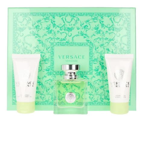 versace green bottle perfume|versace versense perfume gift set.